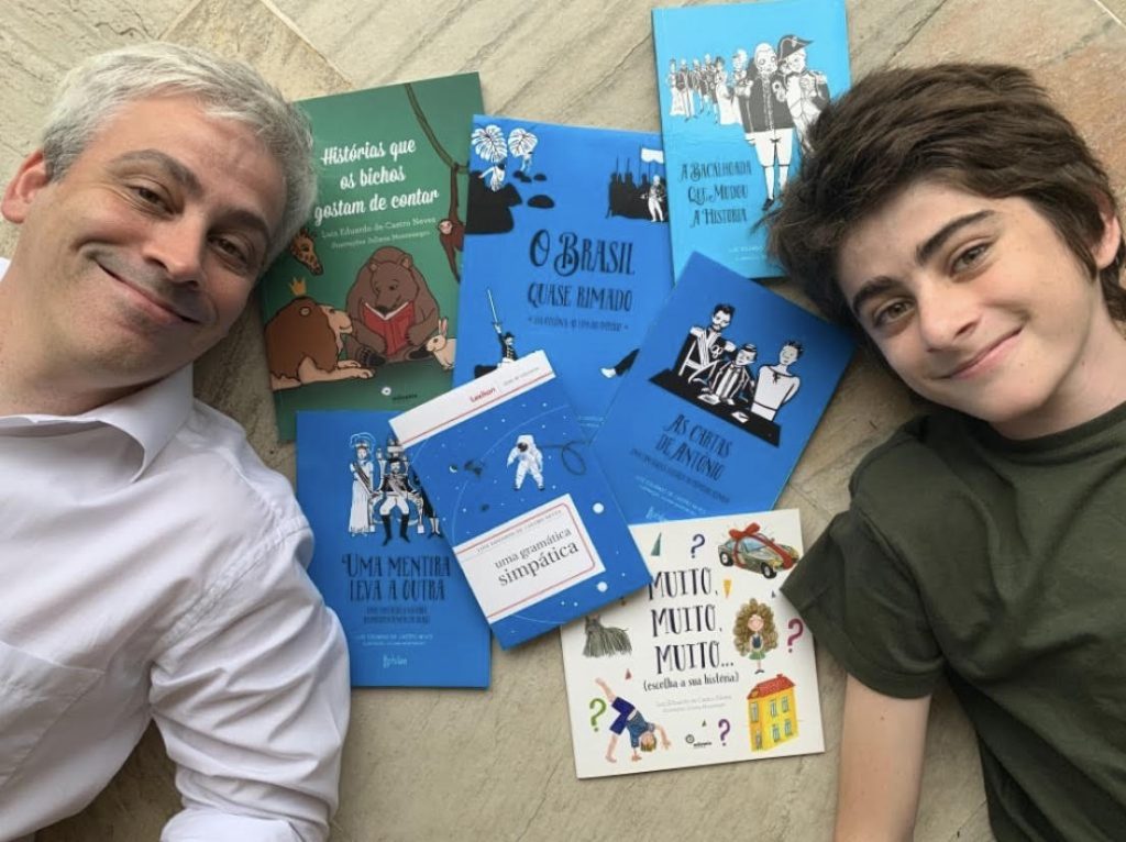 Luiz Eduardo de Castro Neves e seu filho Rafael Benchimol de Castro Neves - Foto Mirelle Benchimol